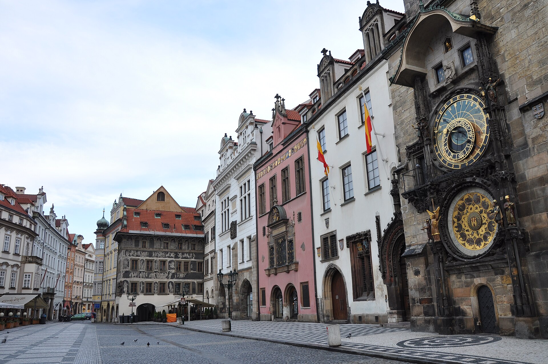 Prague’s Old Town Square and the astronomical clock