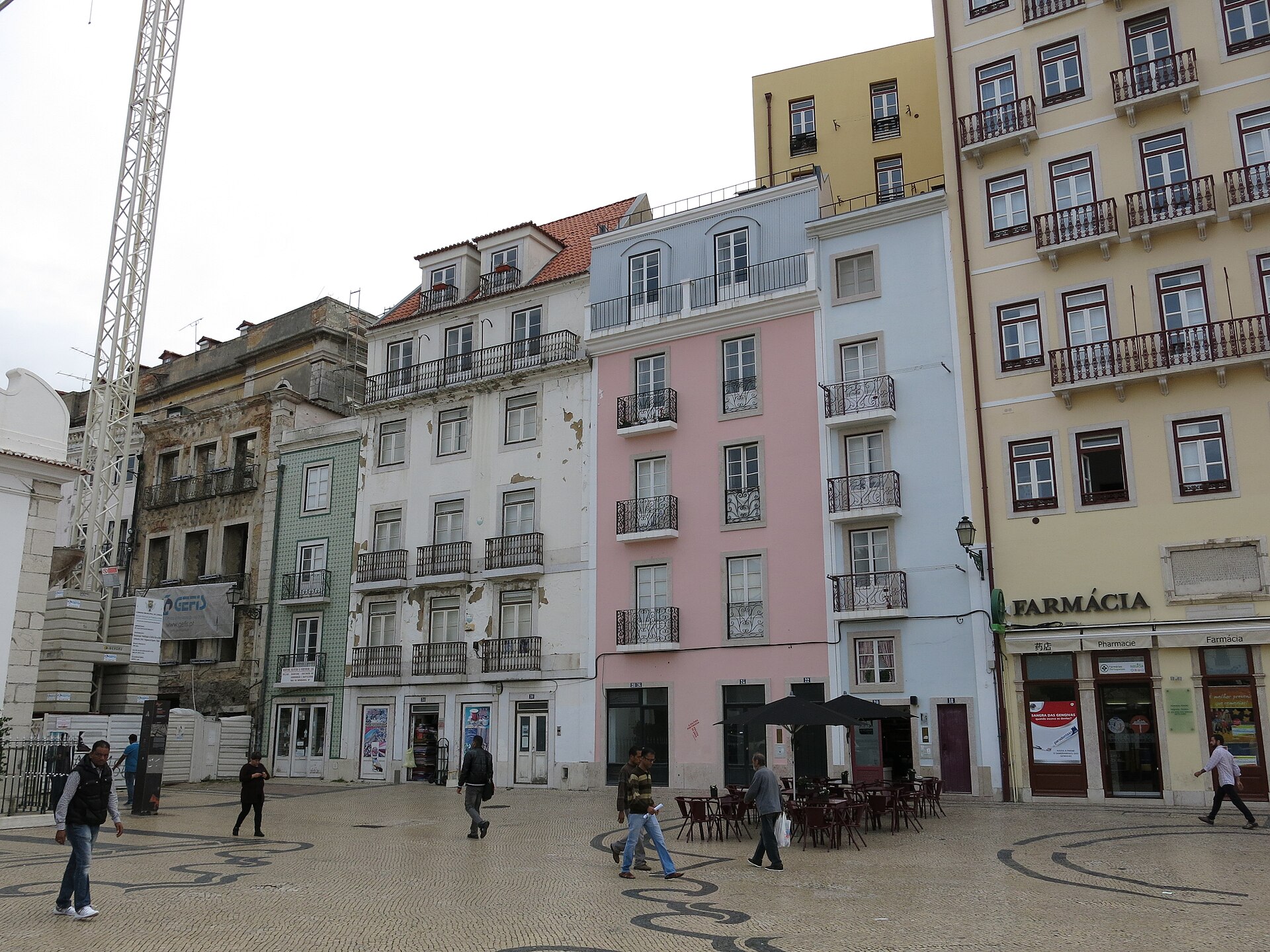 A lane in Mouraria, the old parish below Lisbon’s castle
