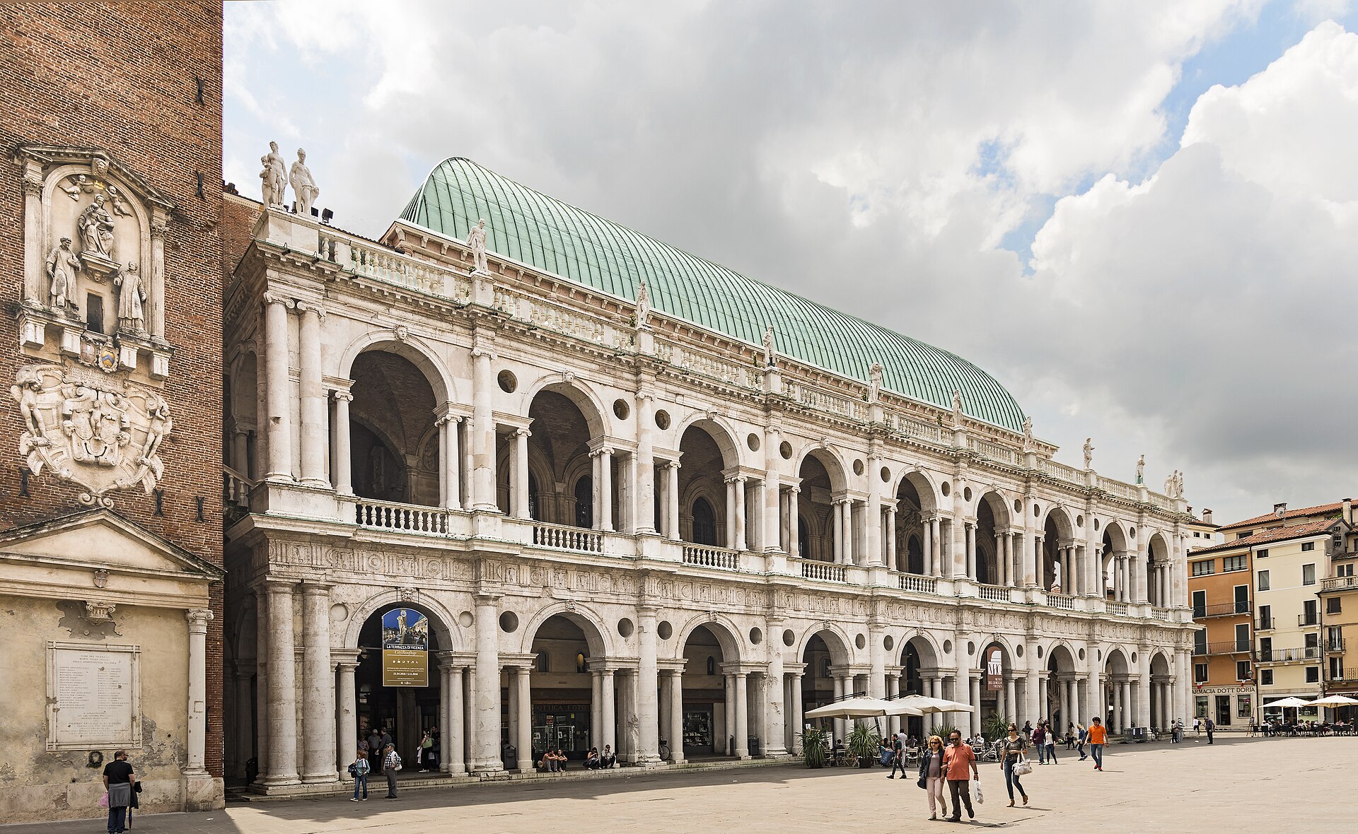 The Basilica Palladiana on Piazza dei Signori in Vicenza